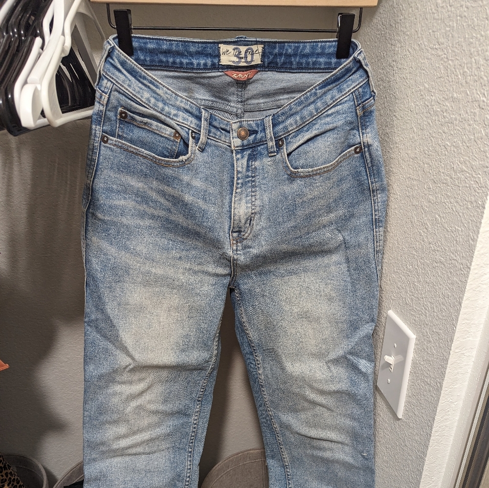 Free People CRVY Vintage Straight Jean - Light Wash Sz 30